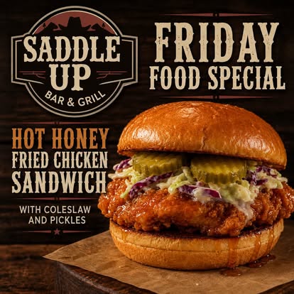 Hot honey chicken sandwich