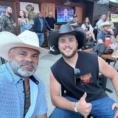 Patio guests at Saddle Up